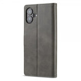Lc.Imeeke iPhone 16 Cover med Kortlomme Standfunktion Grå