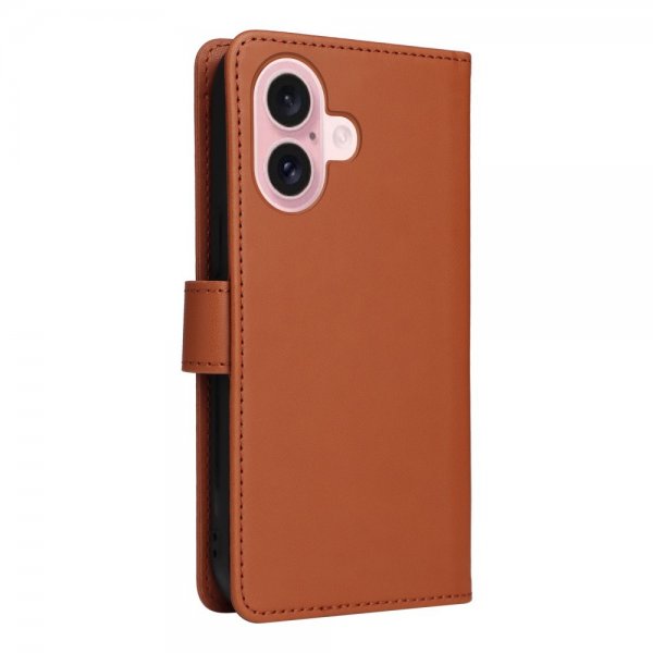 Betopnice iPhone 16 Cover med Aftageligt Cover 005 Brun