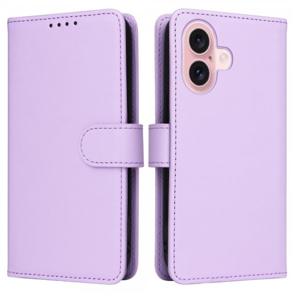 Betopnice iPhone 16 Cover med Aftageligt Cover 005 Lilla