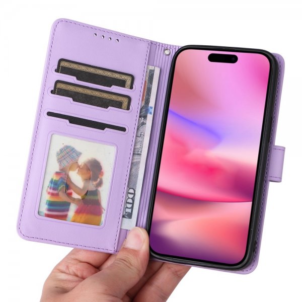 Betopnice iPhone 16 Cover med Aftageligt Cover 005 Lilla