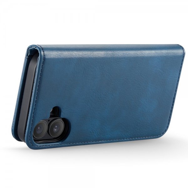 Dg.Ming iPhone 16 Cover med Aftageligt Cover Blå