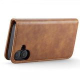Dg.Ming iPhone 16 Cover med Aftageligt Cover Brun
