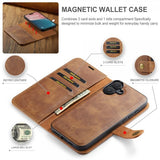 Dg.Ming iPhone 16 Cover med Aftageligt Cover Brun