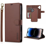 Lc.Imeeke iPhone 16 Cover med Aftageligt Etui L2 Series MagSafe Brun