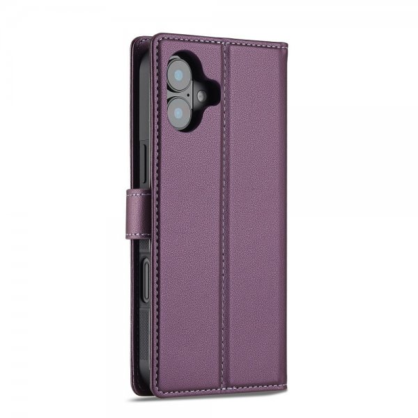 Lc.Imeeke iPhone 16 Cover med Aftageligt Etui L2 Series MagSafe Lilla