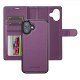 Lc.Imeeke iPhone 16 Cover med Aftageligt Etui L2 Series MagSafe Lilla
