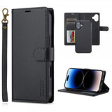 Lc.Imeeke iPhone 16 Cover med Aftageligt Cover L2 Series MagSafe Sort