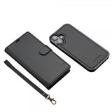 Lc.Imeeke iPhone 16 Cover med Aftageligt Cover L2 Series MagSafe Sort