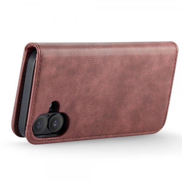 Dg.Ming iPhone 16 Cover med Aftageligt Cover Rød