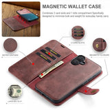 Dg.Ming iPhone 16 Cover med Aftageligt Cover Rød