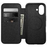 Nomad iPhone 16 Modern Leather Folio Brun