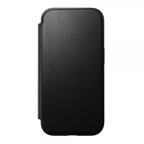 Nomad iPhone 16 Modern Læder Folio Cover Sort