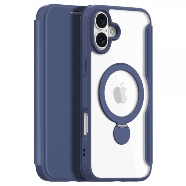 Dux Ducis iPhone 16 Cover Skin X Pro Series Kickstand MagSafe Blå