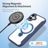 Dux Ducis iPhone 16 Cover Skin X Pro Series Kickstand MagSafe Blå