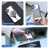 Dux Ducis iPhone 16 Cover Skin X Pro Series Kickstand MagSafe Blå