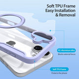 Dux Ducis iPhone 16 Cover Skin X Pro Series Kickstand MagSafe Lilla