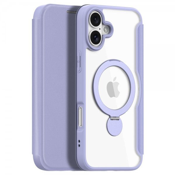 Dux Ducis iPhone 16 Cover Skin X Pro Series Kickstand MagSafe Lilla