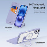 Dux Ducis iPhone 16 Cover Skin X Pro Series Kickstand MagSafe Lilla