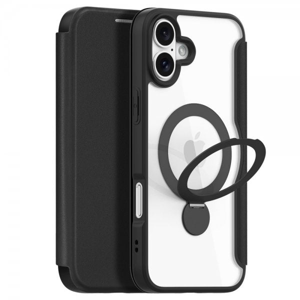Dux Ducis iPhone 16 Cover Skin X Pro Series Kickstand MagSafe Sort