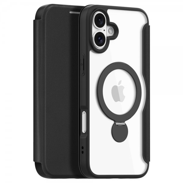 Dux Ducis iPhone 16 Cover Skin X Pro Series Kickstand MagSafe Sort