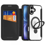 Dux Ducis iPhone 16 Cover Skin X Pro Series Kickstand MagSafe Sort