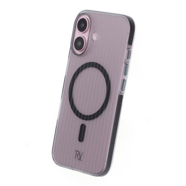 Rvelon iPhone 16 Cover Riflet MagSafe Sort