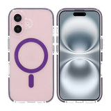 iPhone 16 Cover Stødsikkert MagSafe Lilla