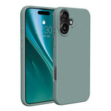 iPhone 16 Cover Silikone Mørkegrøn