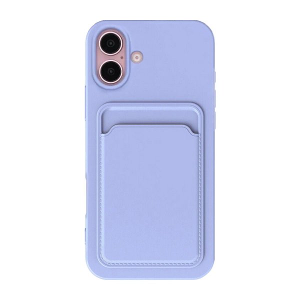 iPhone 16 Cover Kortholder Lilla