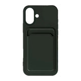 iPhone 16 Cover Kortholder Grøn
