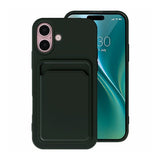 iPhone 16 Cover Kortholder Grøn