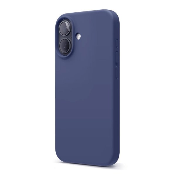 Rvelon iPhone 16 Skal Silikone Blå