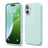 Rvelon iPhone 16 Cover Silikone Lysegrøn