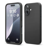Rvelon iPhone 16 Cover Silikone Sort