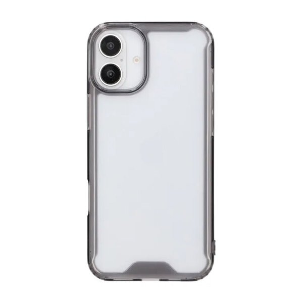 iPhone 16 Cover Stødsikkert Sort