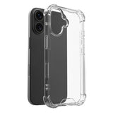 iPhone 16 Cover Stødsikkert Gennemsigtigt