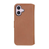 Rvelon iPhone 16 Etui Magnetisk Aftageligt Cover Brun