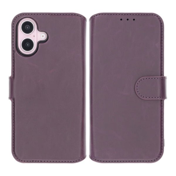 Rvelon iPhone 16 Cover Magnetisk Aftageligt Cover Lilla