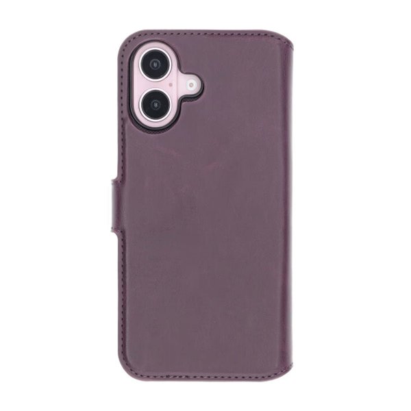 Rvelon iPhone 16 Cover Magnetisk Aftageligt Cover Lilla