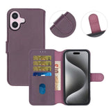 Rvelon iPhone 16 Cover Magnetisk Aftageligt Cover Lilla