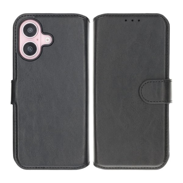 Rvelon iPhone 16 Cover Magnetisk Aftageligt Cover Sort