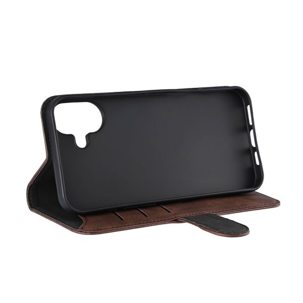Gear iPhone 16 Plus Cover 3 Kortlommer Brun