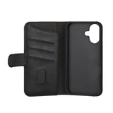 Gear iPhone 16 Plus Cover 3 Kortlommer Sort