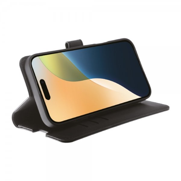 Vivanco iPhone 16 Plus Cover Classic Wallet Sort