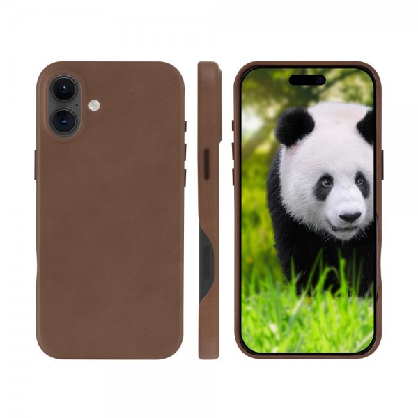 dbramante1928 iPhone 16 Plus Cover Lynge MagSafe Dark Tan