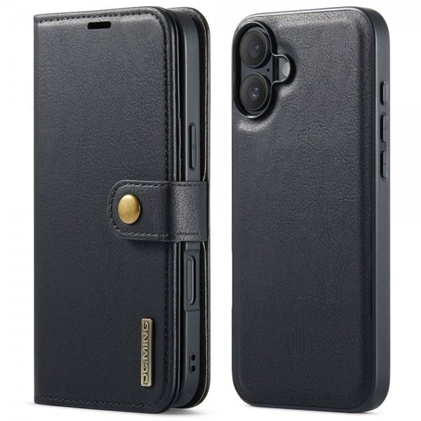 Dg.Ming iPhone 16 Plus Cover med Aftageligt Cover Sort