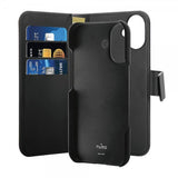 Puro iPhone 16 Plus Cover Wallet Detachable 2-i-1 Sort