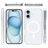 Rvelon iPhone 16 Plus Cover TPU MagSafe Transparent