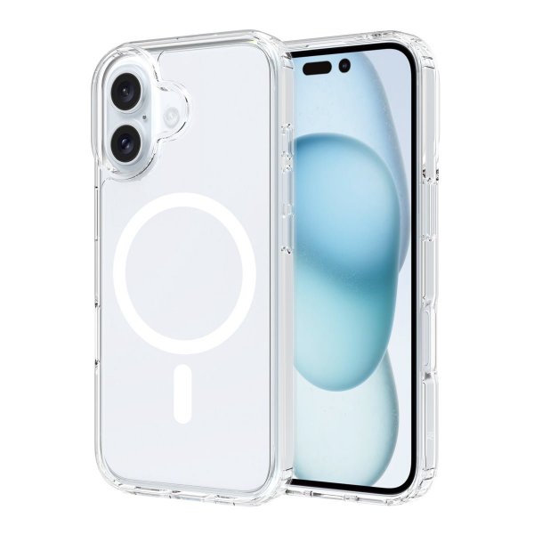 Rvelon iPhone 16 Plus Cover TPU MagSafe Transparent