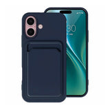 iPhone 16 Plus Cover Pung Blå